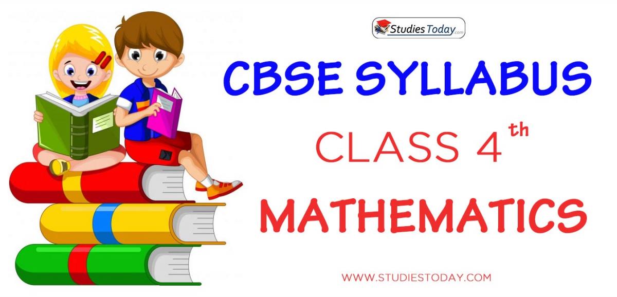 cbse-class-4-syllabus-for-mathematics-2020-2021